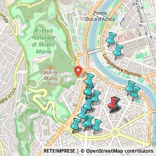 Mappa Via Novenio Bucchi, 00195 Roma RM, Italia (0.6405)