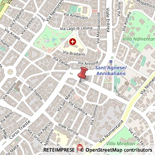 Mappa Via di S. Costanza, 2, 00198 Roma, Roma (Lazio)