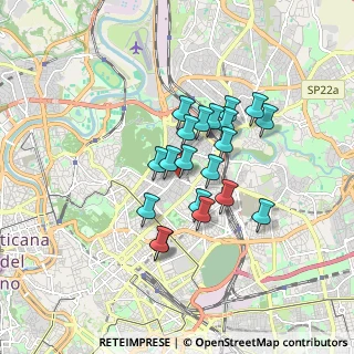 Mappa Via San Marino, 00198 Roma RM, Italia (1.3935)