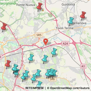 Mappa Via Colle D'Anchise, 00132 Roma RM, Italia (7.203)