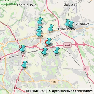 Mappa Via Colle D'Anchise, 00132 Roma RM, Italia (3.54)