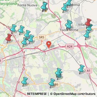 Mappa Via Colle D'Anchise, 00132 Roma RM, Italia (6.606)
