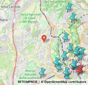 Mappa Via Luigi Maglione, 00168 Roma RM, Italia (3.37421)