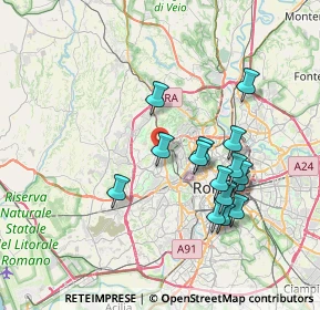 Mappa 00168 Roma RM, Italia (7.34067)