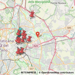 Mappa Via Cassino, 00158 Roma RM, Italia (4.80357)