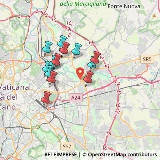 Mappa Via Cassino, 00158 Roma RM, Italia (3.22)