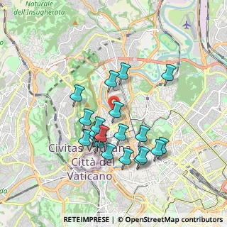 Mappa Via Antonio Chinotto, 00195 Roma RM, Italia (1.7405)