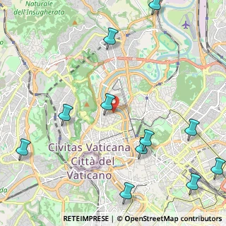 Mappa Via Antonio Chinotto, 00195 Roma RM, Italia (3.09455)