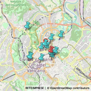 Mappa Via Antonio Chinotto, 00195 Roma RM, Italia (1.36769)