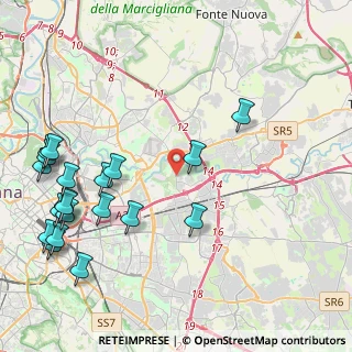Mappa Via Eneide, 00155 Roma RM, Italia (5.782)
