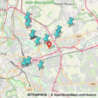 Mappa Via Eneide, 00155 Roma RM, Italia (4.10923)