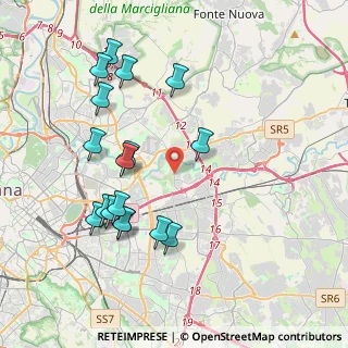 Mappa Via Eneide, 00155 Roma RM, Italia (4.38471)