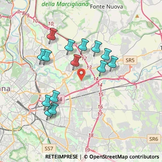 Mappa Via Eneide, 00155 Roma RM, Italia (3.95)