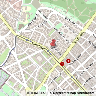 Mappa Via Lovanio, 1, 00198 Roma, Roma (Lazio)
