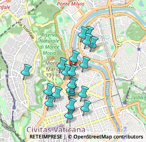 Mappa Via Euclide Turba, 00195 Roma RM, Italia (0.828)