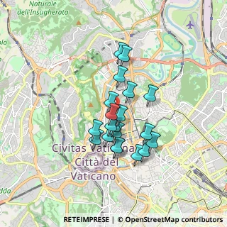 Mappa Via Bassano del Grappa, 00195 Roma RM, Italia (1.401)
