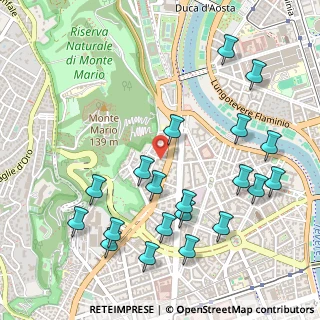 Mappa Via Durazzo, 00195 Roma RM, Italia (0.63)