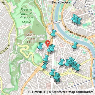 Mappa Via Durazzo, 00195 Roma RM, Italia (0.6325)