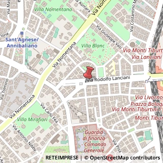 Mappa Via Edoardo d'Onofrio, 118, 00162 Roma, Roma (Lazio)