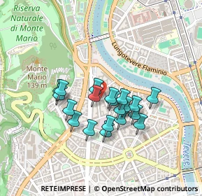 Mappa Via Euclide Turba, 00195 Roma RM, Italia (0.355)