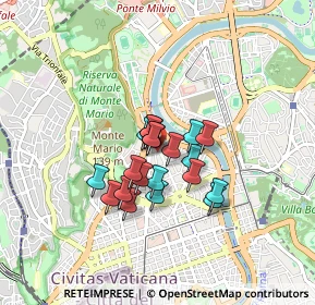 Mappa Via Euclide Turba, 00195 Roma RM, Italia (0.5985)