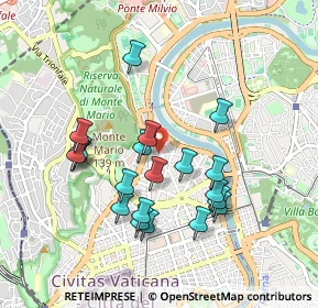 Mappa Via Euclide Turba, 00195 Roma RM, Italia (0.917)