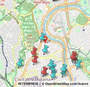 Mappa Via Euclide Turba, 00195 Roma RM, Italia (1.49)