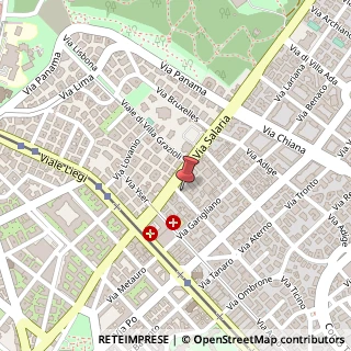 Mappa Via Rubicone, 42, 00198 Roma, Roma (Lazio)