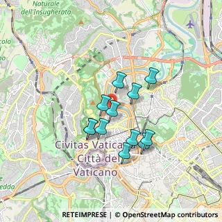 Mappa Via Filippo Corridoni, 00195 Roma RM, Italia (1.42083)