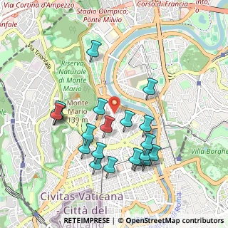 Mappa Via Filippo Corridoni, 00195 Roma RM, Italia (1.02)