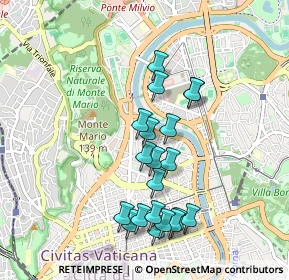 Mappa Via Filippo Corridoni, 00195 Roma RM, Italia (0.941)