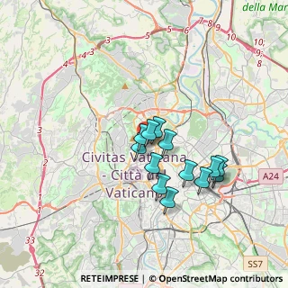 Mappa Via Filippo Corridoni, 00195 Roma RM, Italia (2.96923)