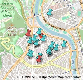 Mappa Via Filippo Corridoni, 00195 Roma RM, Italia (0.404)