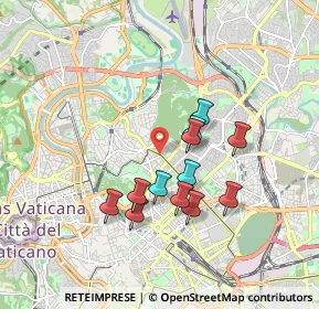 Mappa Via Luigi Boccherini, 00100 Roma RM, Italia (1.58167)