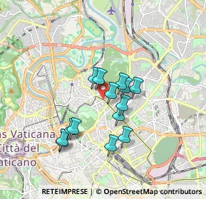 Mappa Via Luigi Boccherini, 00100 Roma RM, Italia (1.44214)