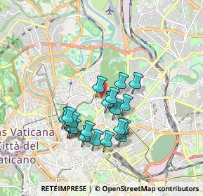 Mappa Via Luigi Boccherini, 00100 Roma RM, Italia (1.6125)