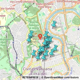 Mappa Via Ildebrando Goiran, 00195 Roma RM, Italia (0.7955)