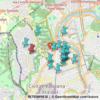 Mappa Via Ildebrando Goiran, 00195 Roma RM, Italia (0.7935)