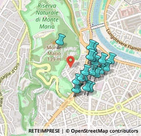 Mappa Via Gomenizza, 00195 Roma RM, Italia (0.3735)