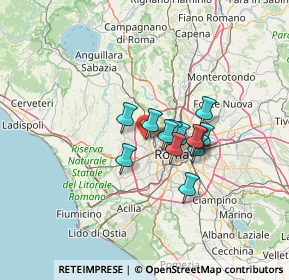 Mappa Via dei Casali di Torrevecchia, 00168 Roma RM, Italia (9.22385)