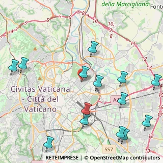 Mappa Via Lambro, 00199 Roma RM, Italia (5.78357)