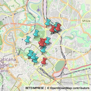 Mappa Via Lambro, 00199 Roma RM, Italia (1.467)