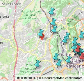 Mappa Via Gerolamo Aleandro, 00168 Roma RM, Italia (2.9225)