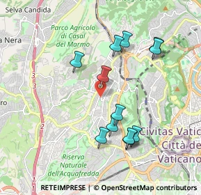 Mappa Via Gerolamo Aleandro, 00168 Roma RM, Italia (1.92917)