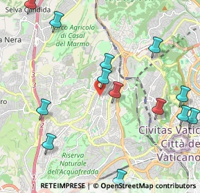 Mappa Via Gerolamo Aleandro, 00168 Roma RM, Italia (2.71615)