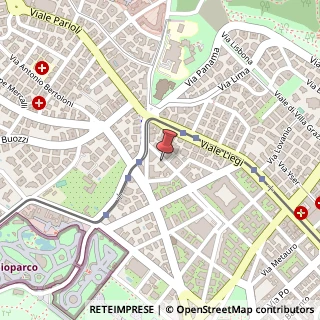 Mappa Via Guido d'Arezzo, 35, 00198 Roma, Roma (Lazio)
