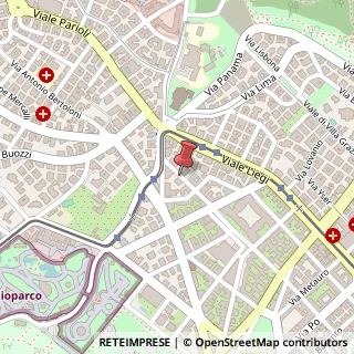 Mappa Via Guido D'Arezzo, 35, 00198 Roma, Roma (Lazio)