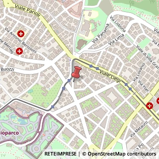 Mappa Via Emilio de Cavalieri, 7, 00198 Roma, Roma (Lazio)