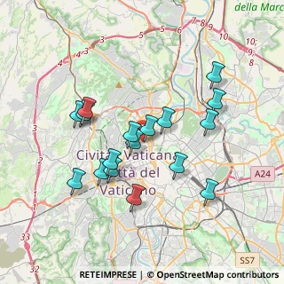 Mappa Via Costabella, 00195 Roma RM, Italia (3.55294)