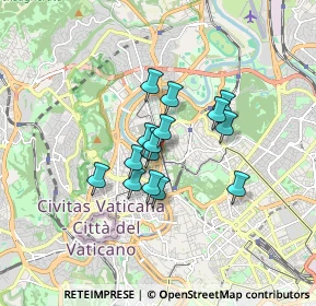 Mappa Via Luigi Canina, 00196 Roma RM, Italia (1.22533)